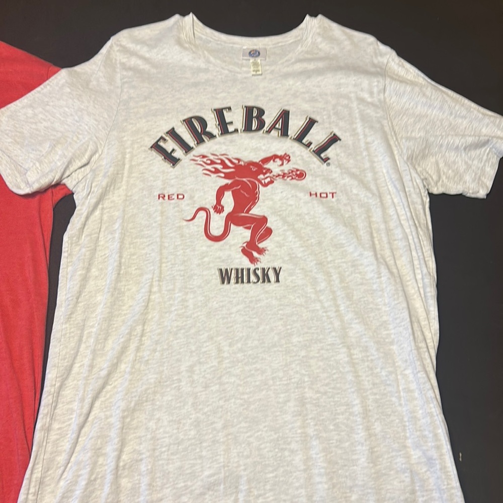 Men’s Fireball whiskey t shirts size XL